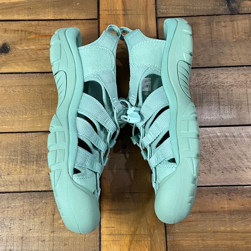 KEEN Newport H2 Mint Green Waterproof Sport Sandals Womens 10.5 Hiking 1010727 - Picture 10 of 11